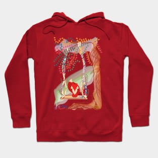 Vibrant Jungle Fox Hoodie